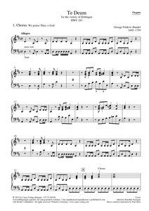[266800] Dettinger Te Deum, HWV 283