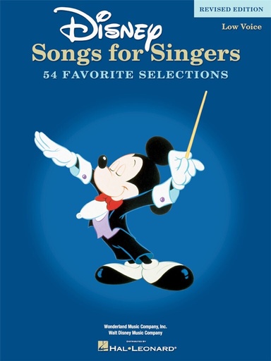 [154177] Disney Songs for Singers - Low Voice