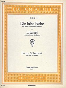[75755] Die böse Farbe D 795 & Litanei op. 25/17