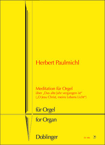 [02-00486] Mediation für Orgel über "Das alte Jahr vergangen ist"