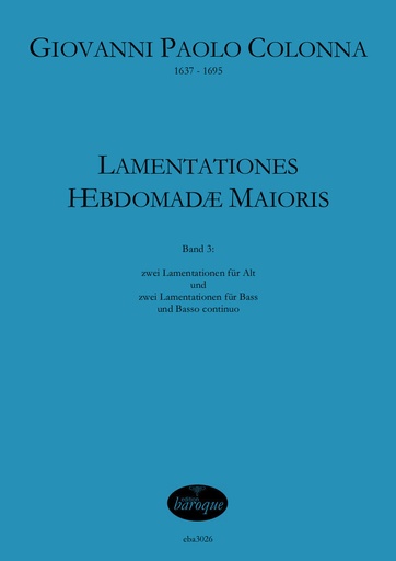 [221156] Lamentationes Hebdomadae Maioris, Band 3
