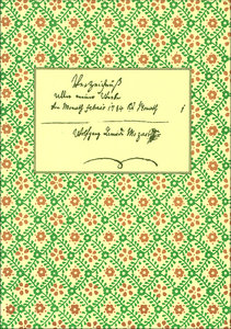 [09-00513] Verzeichnis aller meiner Werke (Mozart)