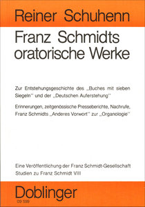 [09-00599] Franz Schmidts oratorische Werke