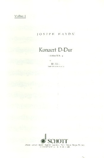 [222314] Konzert D-Dur Hob. VIIb:4