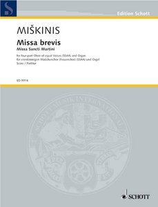 [187266] Missa brevis (Missa Sancti Martini)
