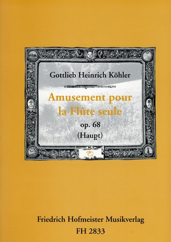 [87723] Amusement pour la flute seule op. 68