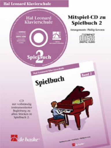 [35001] Hal Leonard Klavierschule Band 2 - Mitspiel-CD zum Spielbuch