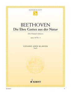 [72504] Die Ehre Gottes aus der Natur op. 48/4 (D-Dur)