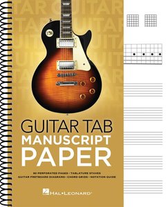 [320717] Guitar TAB Manuscript Paper