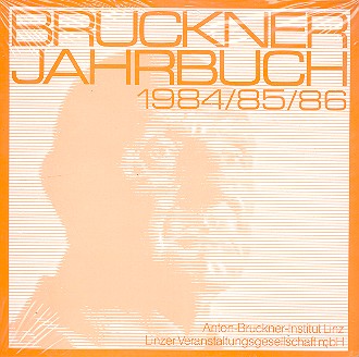 [MWV-MV204] Bruckner-Jahrbuch 1984 / 85 / 86