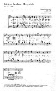 [120830] Brich an, du schönes Morgenlicht, BWV 248/12
