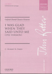 [309111] I was glad when they said unto me (1911 Version)