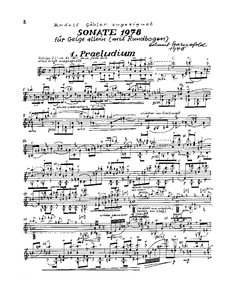 [233391] Sonate 1978 für Geige allein