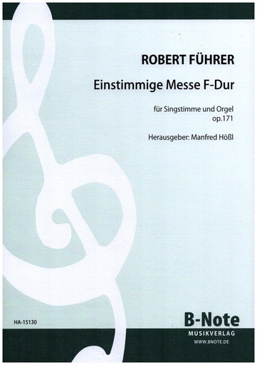 [262649] Einstimmige Messe F-Dur, op. 171