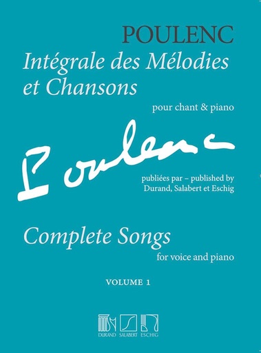 [307748] Intégrale des Mélodies et Chansons - Volume 1