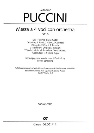 [304012] Messa a 4 voci con orchestra (1880), SC 6 (Messa di Gloria)