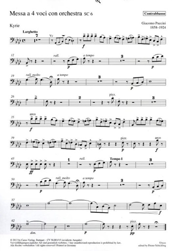 [304013] Messa a 4 voci con orchestra (1880), SC 6 (Messa di Gloria)