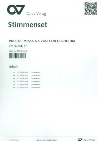 [304015] Messa a 4 voci con orchestra (1880), SC 6 (Messa di Gloria)