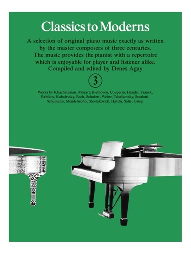 [52531] Classics to Moderns 3