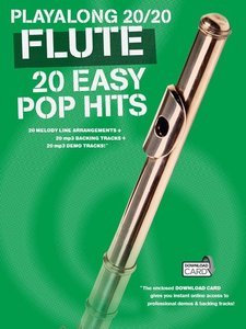 [289874] Playalong 20/20 Flute - 20 Easy Pop Hits