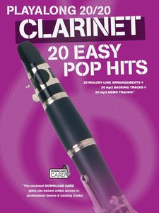 [289875] Playalong 20/20 Clarinet - 20 Easy Pop Hits