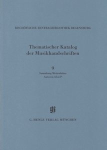 [HN-02331] Kataloge Bayerischer Musiksammlungen 14 / 9