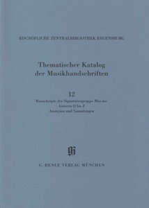 [HN-02339] Kataloge Bayrischer Musiksammlungen KBM 14