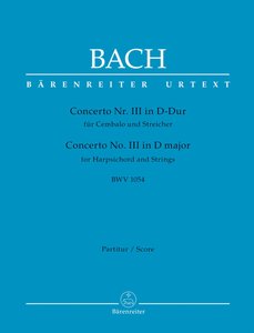 [277721] Concerto Nr. 3 D-Dur BWV 1054