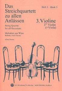 [292459] Das Streichquartett zu allen Anlässen Band 3 - Melodien aus Wien