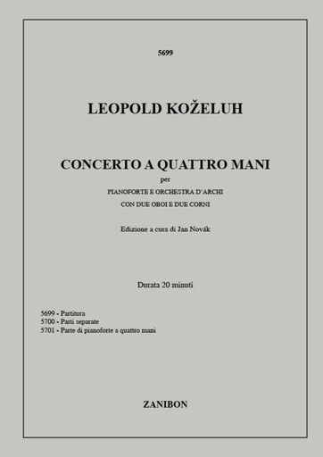 [298428] Concerto a 4 mani per pianoforte e orchestra