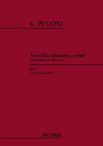 [74314] Vecchia zimarra senti aus "La Boheme"