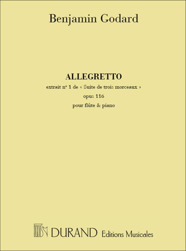 [14696] Allegretto op. 116/1 (aus Suite de trois morceaux)