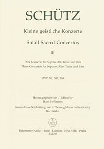 [164865] Drei Konzerte für Sopran. Alt, Tenor und Baß
