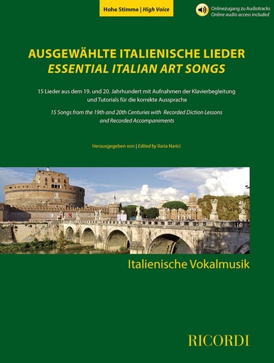 [400747] Ausgewählte Italienische Lieder (High Voice)