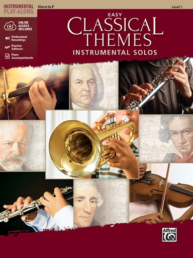 [400849] Easy Classical Themes Instrumental Solos
