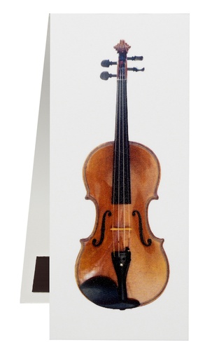 [401171] Lesezeichen Geige weiß