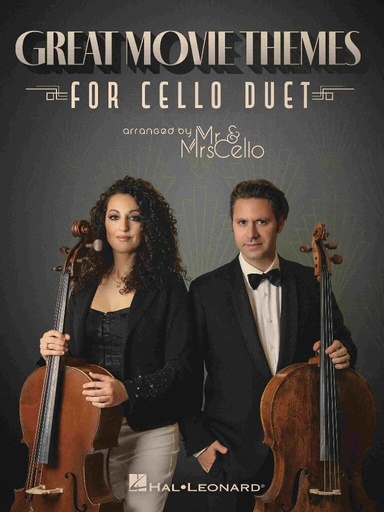 [401204] Great Movie Themes for Cello Duet