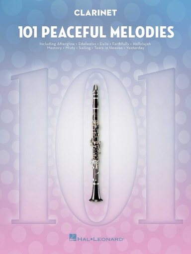 [401433] 101 Peaceful Melodies - Klarinette