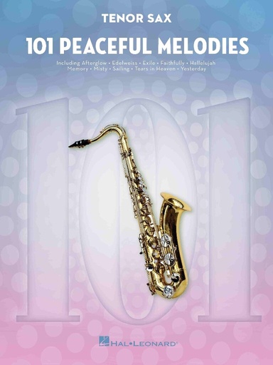 [401435] 101 Peaceful Melodies - Tenorsaxophon