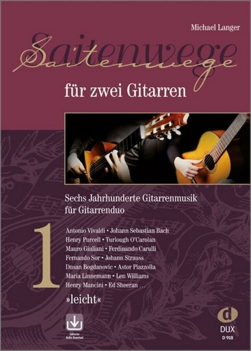 [401835] Saitenwege für zwei Gitarren Band 1