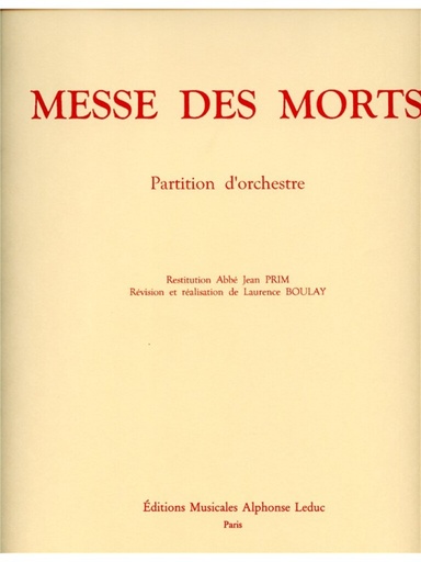 [403145] Messe de morts (Requiem)
