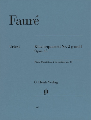 [403936] Klavierquartett Nr. 2 g-moll op. 45