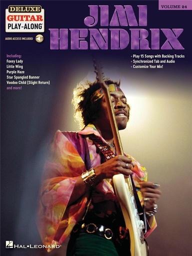 [404163] Jimi Hendrix - Deluxe Guitar Play-Along Vol. 24