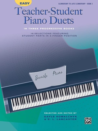 [405103] Easy Teacher-Student Piano Duets Book 2