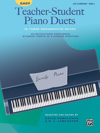 [405104] Teacher-Student Piano Duets Book 3