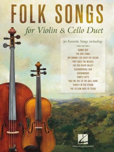 [405724] Folk Songs for Violin & Cello Duet