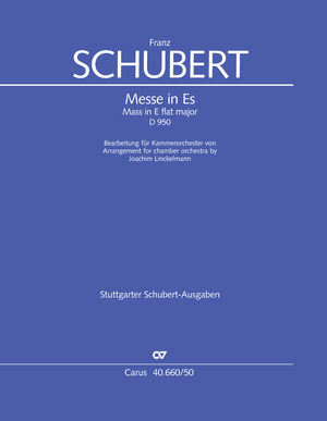 [500956] Messe in Es D 950 - Bearbeitung für Kammerorchester