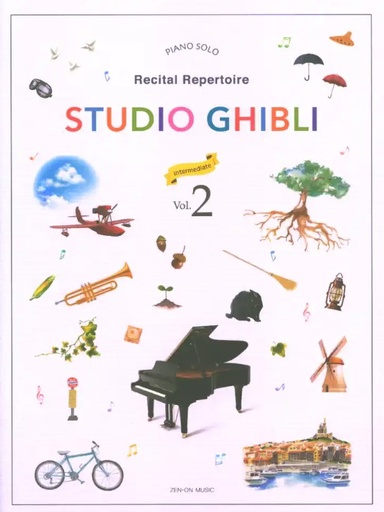 [504090] Studio Ghibli Recital Repertoire Vol. 2 - Intermediate