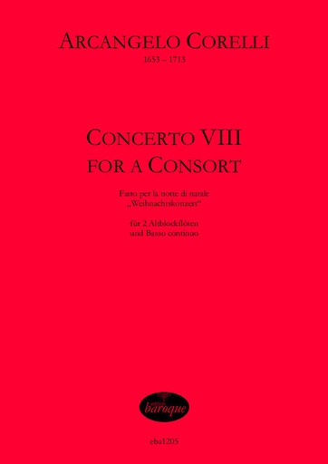 [504198] Concerto VIII for a Consort (Weihnachtskonzert)