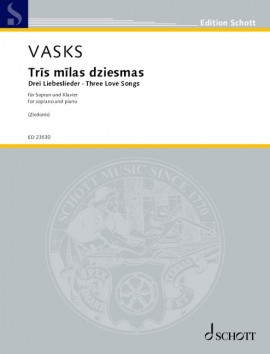 [504707] Tris milas dziesmas / Drei Liebeslieder